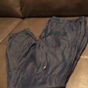 Denim Dress Pants Joggers